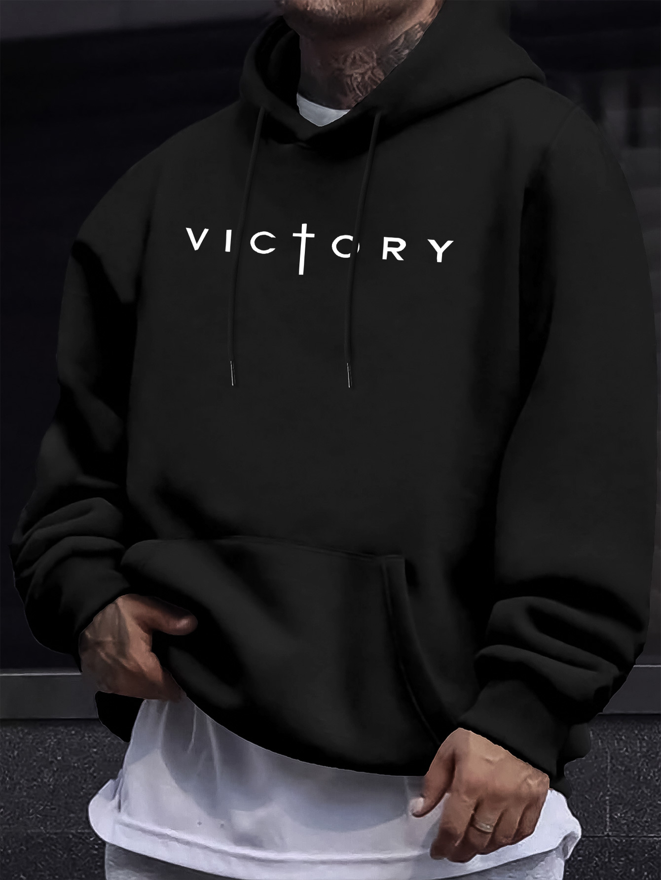 Crossfit Victory - Felpa con cappuccio da uomo, collezione