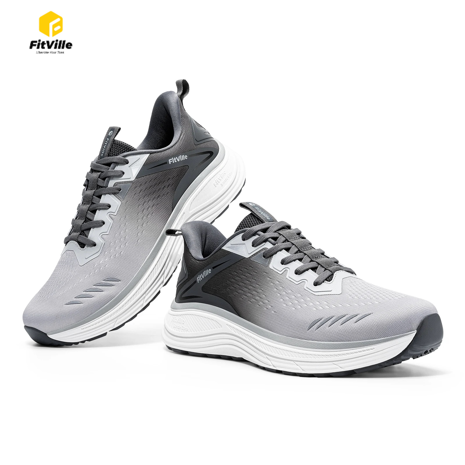 Crossfit Gym - Sneakers Extra Larghe FitVille per Uomo,