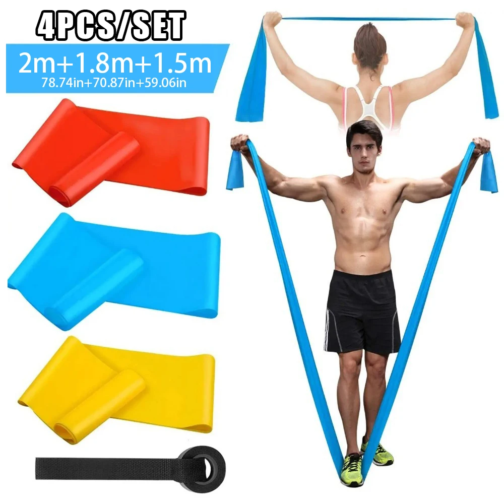 Crossfit Workout Gear - 4 pezzi/set fasce elastiche per fitness