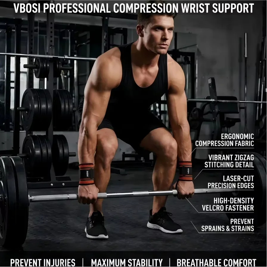 VBOSI Fasce da Polso Regolabil - Crossfit Workout Gear recensione e prezzo